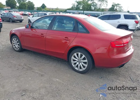 2013 Audi A4 2.0T Premium из США, поврежденный, VIN WAUBFAFL2DN021243